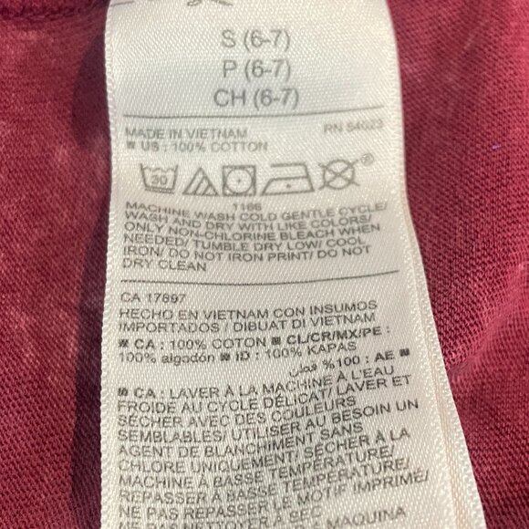 Old Navy Mineral-Dye Graphic Long-Sleeve T-Shirt For Kids Size Small (SKU: 154B) - Picture 4 of 4